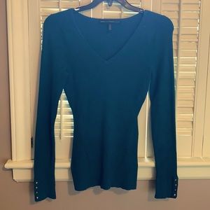 White House Black Market V-Neck Sweater small